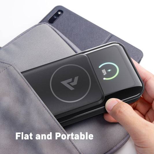 DENVIX PowerX Power Bank, 250W 25000mAh, magnetic wireless charging, 4 in 1 portable charger for laptops phones and devices