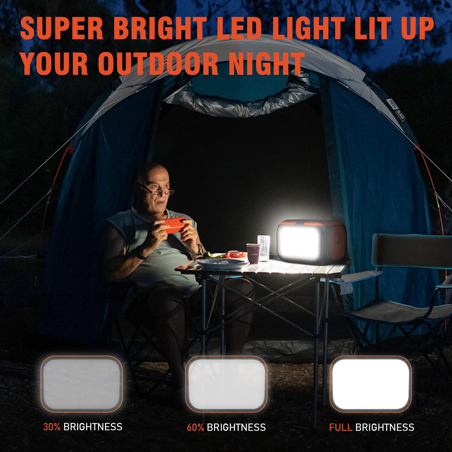 600W Portable Solar Generator with 60W panel, 296Wh backup power station with AC DC USB and USB C outputs for outdoor and home use